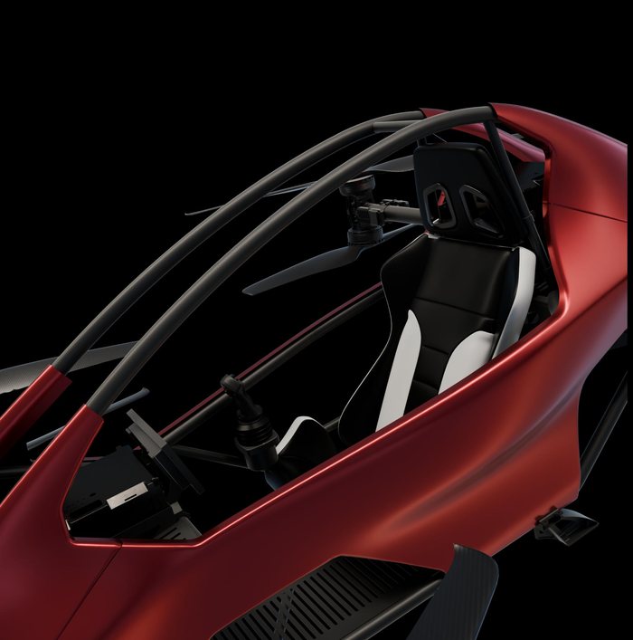YIVTOL S-ZERO cockpit interior