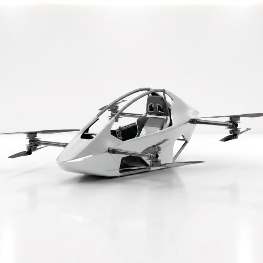 YIVTOL S-ZERO PLUS on a white studio background, three-quarter view